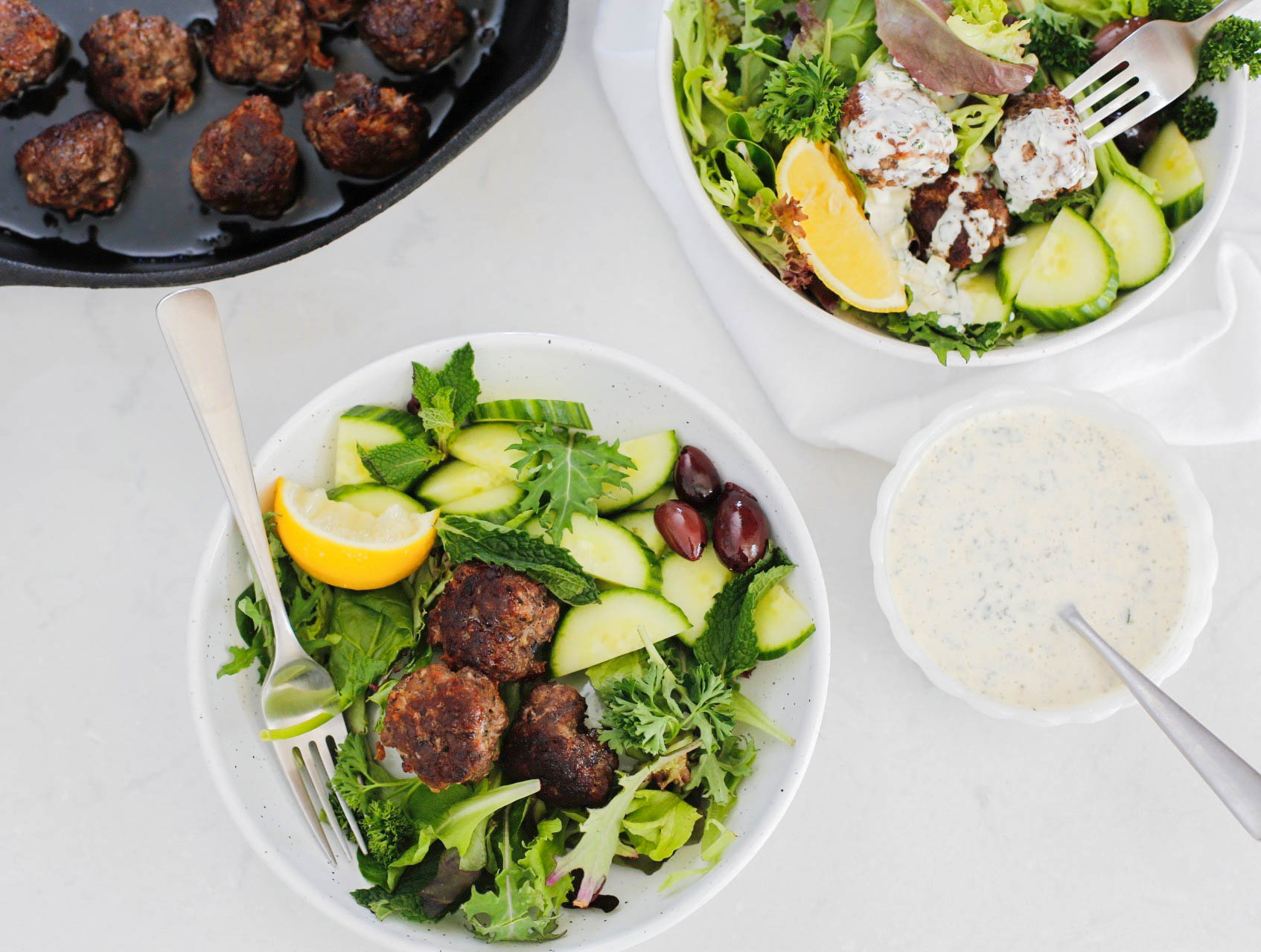 Mediterranean Lamb Meatballs – Love, Chef Laura
