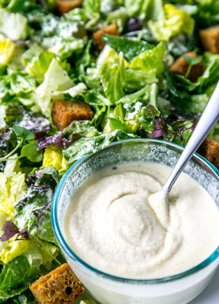 Vegan Caesar Salad Dressing (gluten & grain-free) – Love, Chef Laura