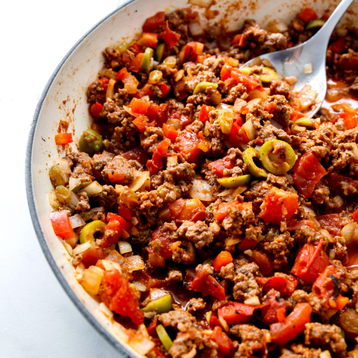 Beef Picadillo (ready in under an hour!) – Love, Chef Laura