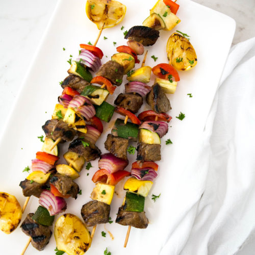 Grilled Beef Skewers Recipe - Kitchen Swagger