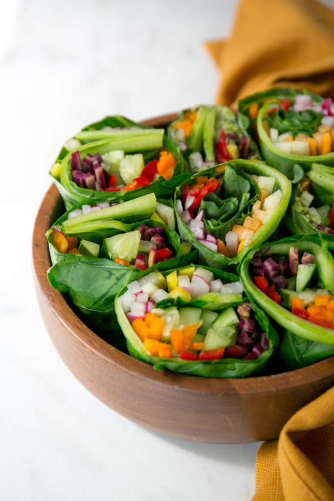 Collard Green Wraps (vegan & gluten-free) – Love, Chef Laura
