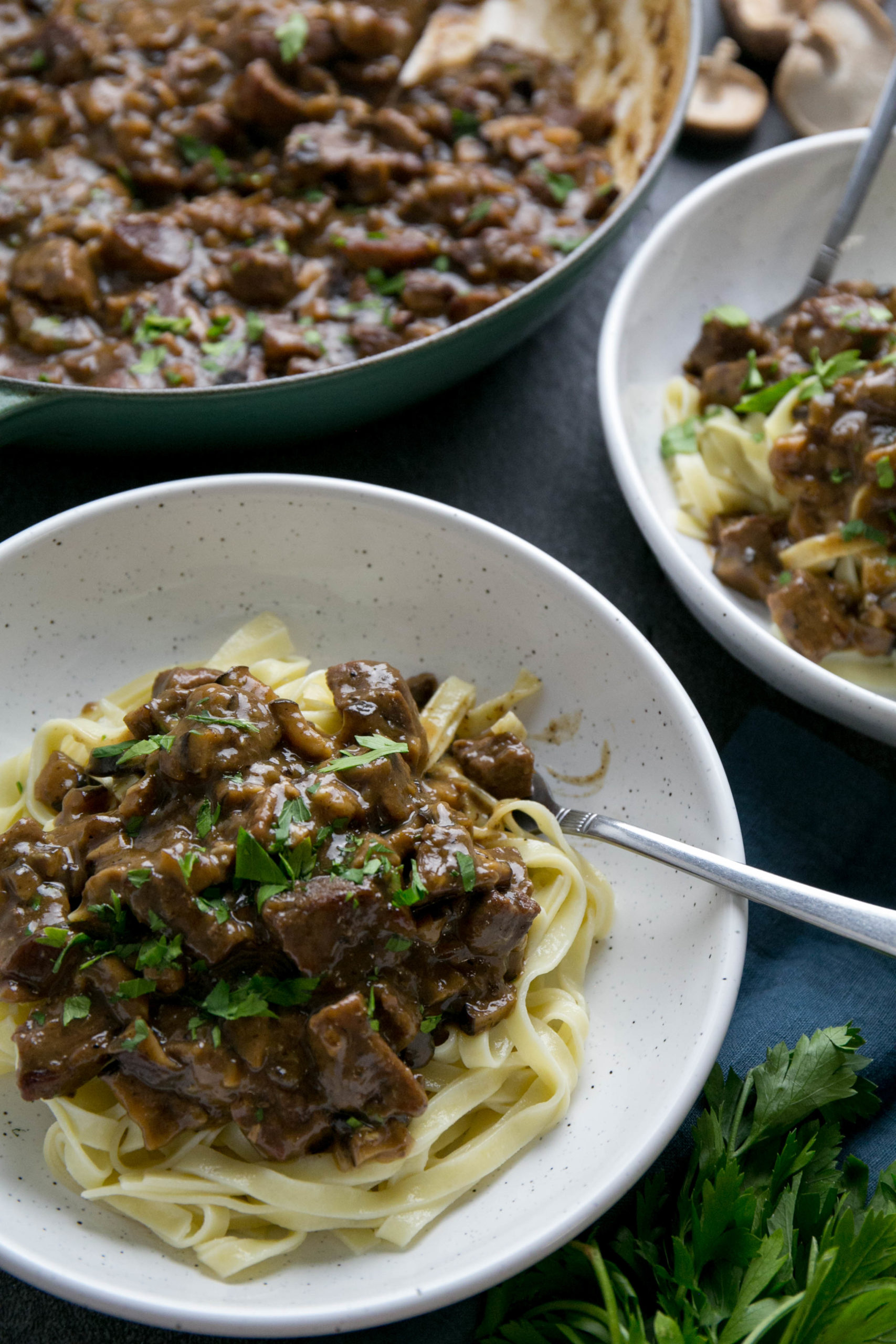 Beef Stroganoff (dairy-free & paleo) – Love, Chef Laura