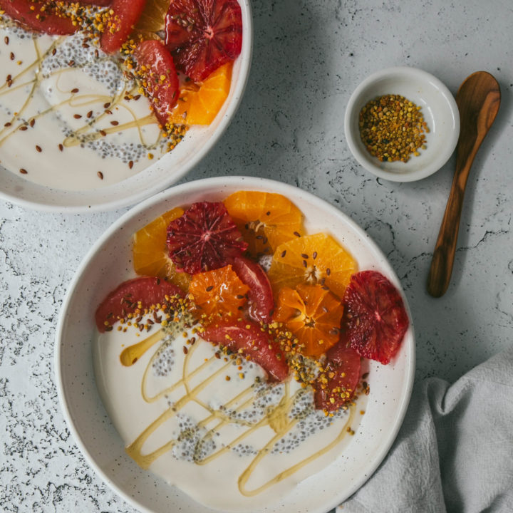 Healthy Citrus Breakfast Bowl (vegan) – Love, Chef Laura