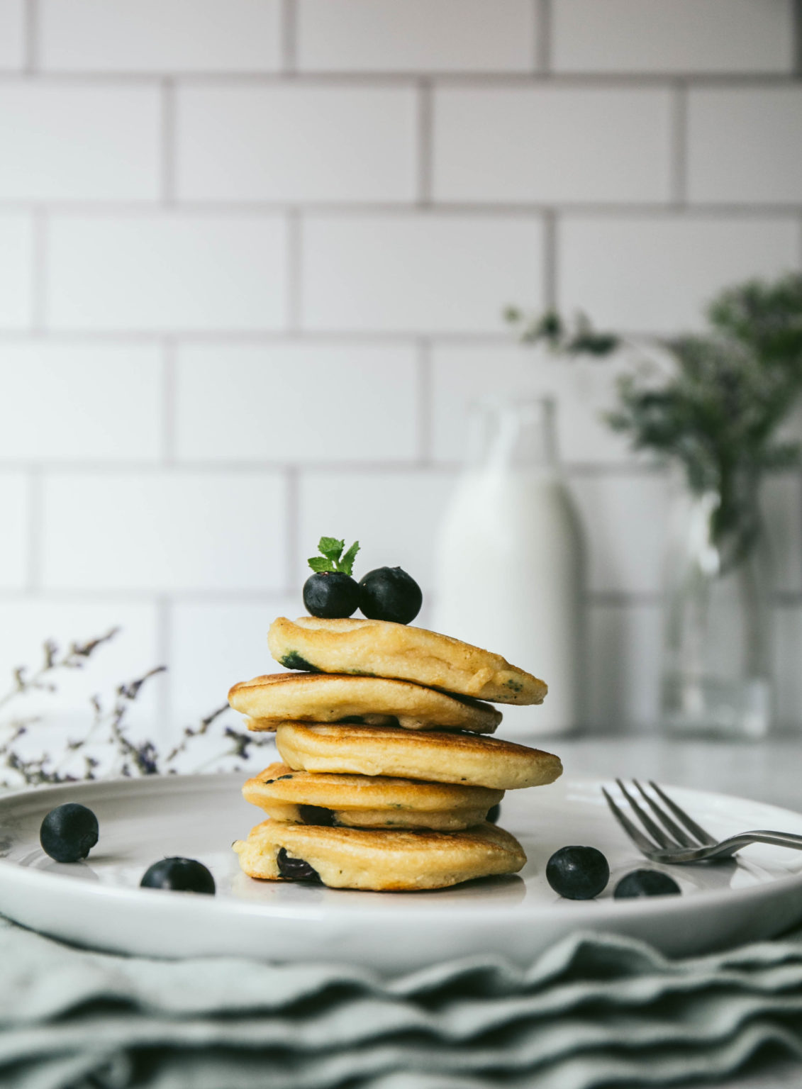 Mini Blueberry Pancakes (gluten-free) – Love, Chef Laura