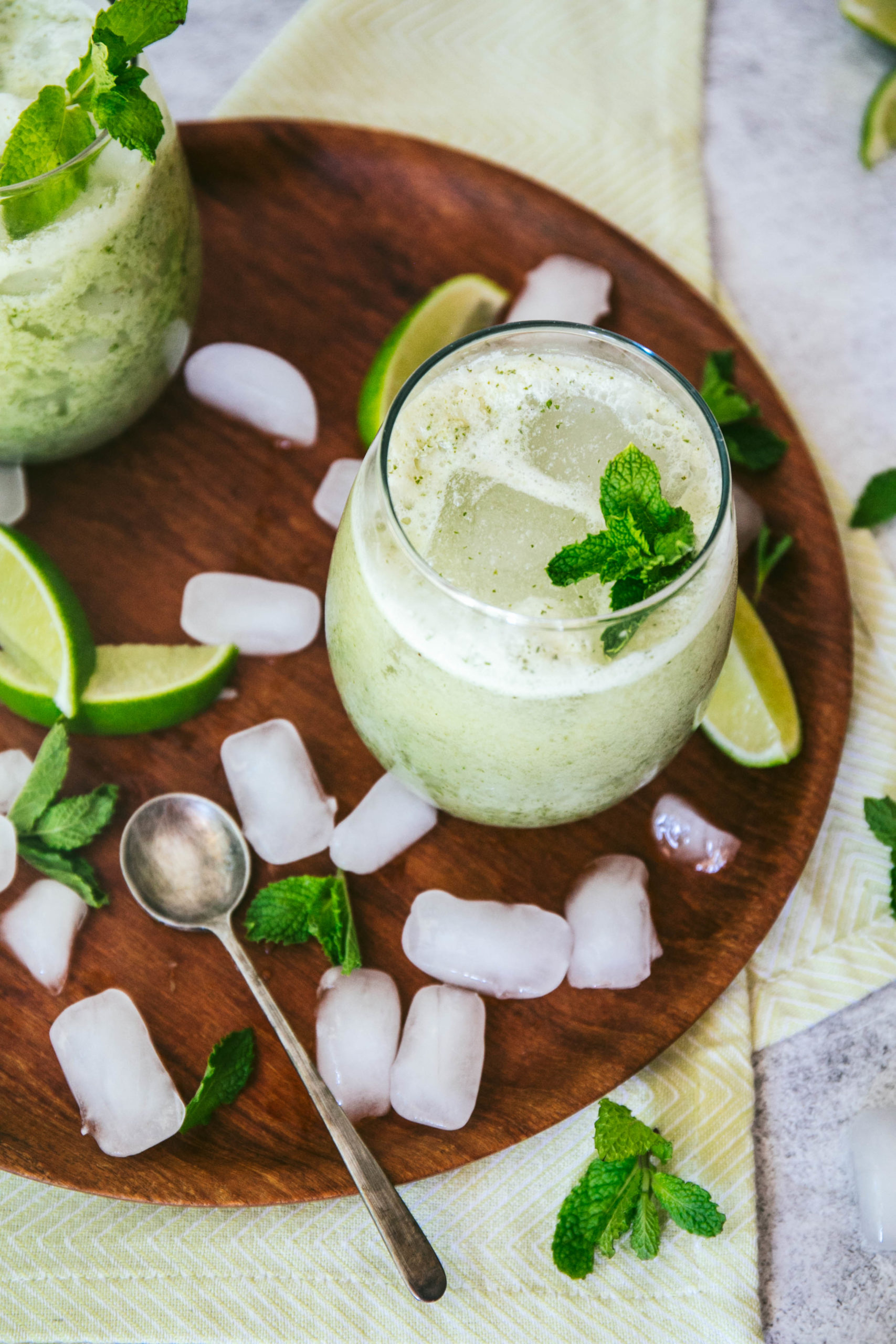 Virgin Mojito  Lime-Mint Spritzer - Our Best Bites