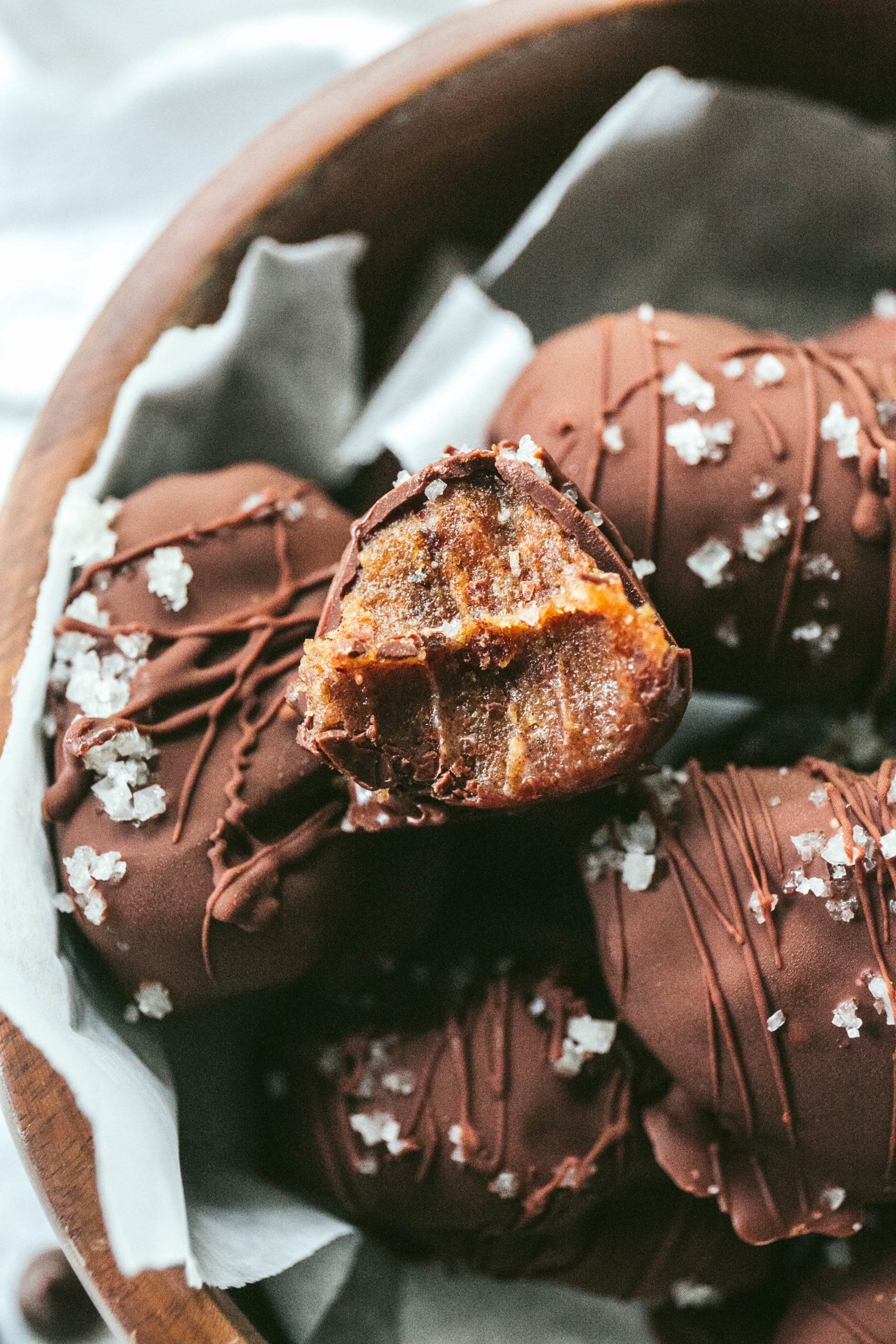 Iced Latte with Caramel Chocolate Truffles - A Grateful Meal